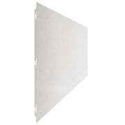 Gazonrand 20 st 25 x 103 cm Roestvrij staal zilver