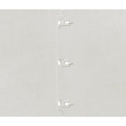 Gazonrand 20 st 25 x 103 cm Roestvrij staal zilver