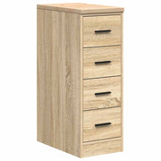 Garagekast 30x51x85 cm massief grenenhout sonoma eikenkleurig