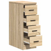 Garagekast 30x51x85 cm massief grenenhout sonoma eikenkleurig