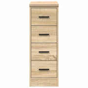Garagekast 30x51x85 cm massief grenenhout sonoma eikenkleurig