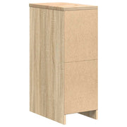 Garagekast 30x51x85 cm massief grenenhout sonoma eikenkleurig