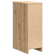 Garagekast 30x51x85 cm massief grenenhout artisan eikenkleurig