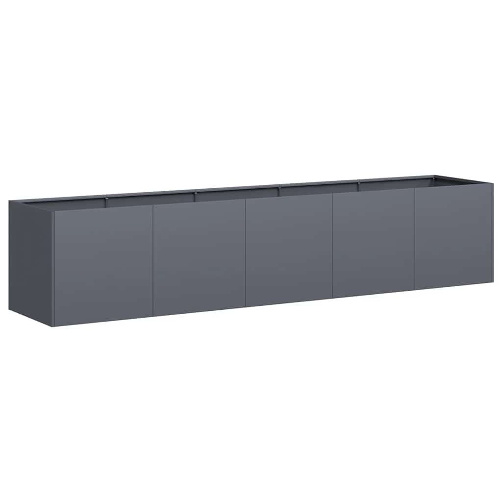 Plantenbak Antraciet 200x40x40 cm Koudgewalst Staal