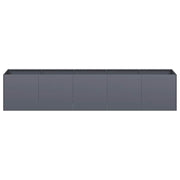 Plantenbak Antraciet 200x40x40 cm Koudgewalst Staal