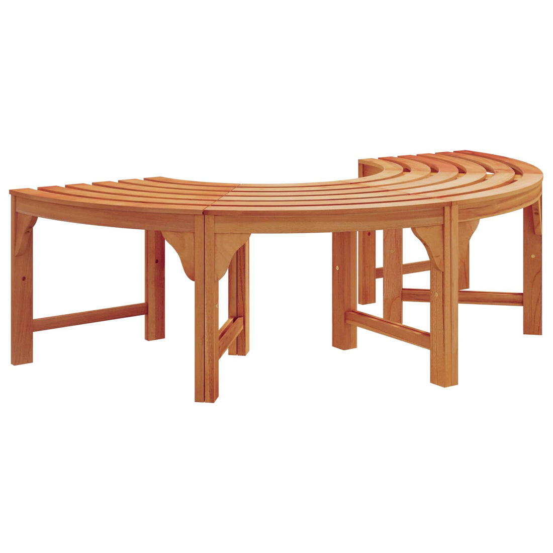 Boom bank 4 -Seater 160 x 80 x 45cm Massief Eucalyptus Hout