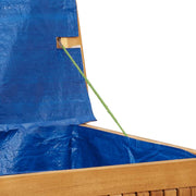 Kussenbox voor buiten 60x50x61 cm massief acaciahout