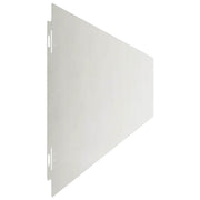 Gazonrand 30 st 15 x 103 cm Roestvrij staal zilver