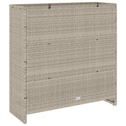 Opbergkast met plank Lichtgrijs 100 x 36 x 102 cm Rattan