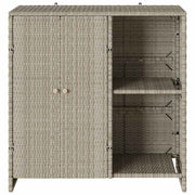 Opbergkast met plank Lichtgrijs 100 x 36 x 102 cm Rattan