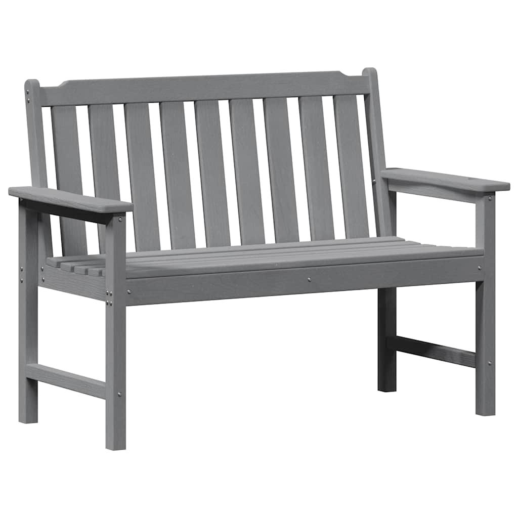 Tuinbank Lichtgrijs 120 x 59 x 88 cm HDPE