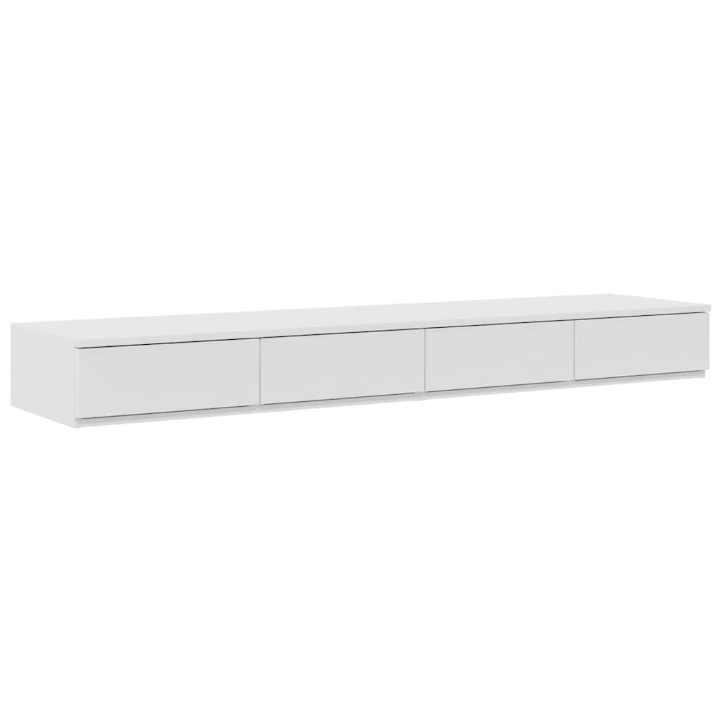 Bedlades Wit 160 x 36,5 x 16,5 cm Bewerkt hout