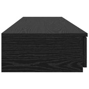 Bedlades Zwart Eiken 160 x 36,5 x 16,5 cm Bewerkt hout