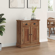 Opbergkast met lade Naturel 65 x 30 x 75 cm Massief Teakhout