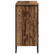 Ladekast 6-Lade oud hout-look 91 x 35,5 x 74,5 cm