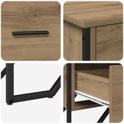 Ladekast 6-Lade Artisan Eiken 91 x 35,5 x 74,5 cm