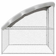Hondenhok Zilver 2 x 2 x 2 m Gegalvaniseerd staal