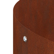 Plantenring 5 st roestkleurig 120 x 120 x 20 cm weervast staal