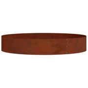 Plantenring 5 st roestkleurig 120 x 120 x 20 cm weervast staal