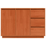 Dressoir Bruin Eiken 111 x 34 x 75 cm Massief grenenhout