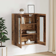 Opbergkast Wandgemonteerd oud hout-look 69,5 x 34 x 90 cm
