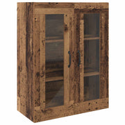 Opbergkast Wandgemonteerd oud hout-look 69,5 x 34 x 90 cm