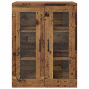 Opbergkast Wandgemonteerd oud hout-look 69,5 x 34 x 90 cm