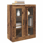 Opbergkast Wandgemonteerd oud hout-look 69,5 x 34 x 90 cm