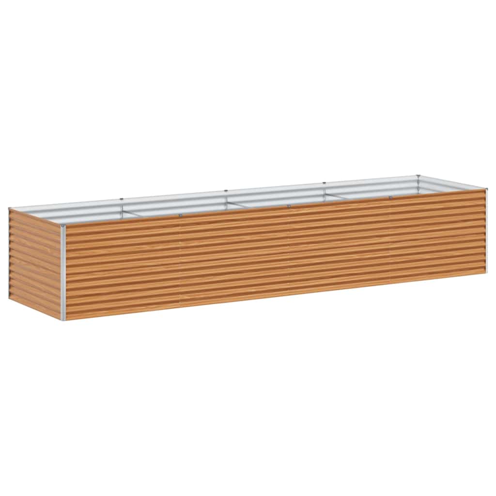 Verhoogde plantenbak Licht Bruin 390 x 100 x 68 cm