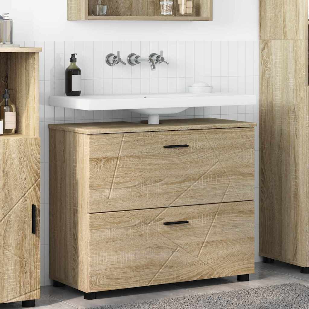 Badkamer Kast Sonoma Eiken 76,5 x 35 x 64 cm