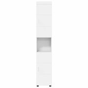 Badkamerkastenset TULUM Wit 37 x 31,5 x 203 cm Bewerkt hout