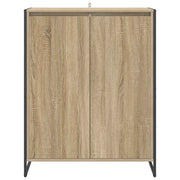 Schoenenkast met opbergruimte Sonoma 79 x 36 x 100 cm Bewerkt hout