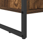 Schoenenkast met opbergruimte Rook Eik 79 x 36 x 100 cm Bewerkt hout
