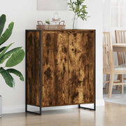 Schoenenkast met opbergruimte Rook Eik 79 x 36 x 100 cm Bewerkt hout
