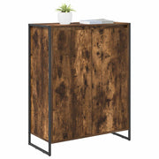 Schoenenkast met opbergruimte Rook Eik 79 x 36 x 100 cm Bewerkt hout