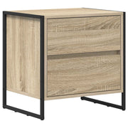 Nachtkastje 2 st Sonoma 50 x 39,5 x 50 cm Bewerkt hout
