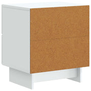 Nachtkastje 2 st Wit 43 x 34,5 x 47,5 cm Bewerkt hout