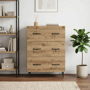 Ladenkast 66 x 34,5 x 89,5 cm Bewerkt hout Artisanaal eiken
