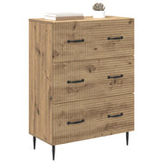 Ladenkast 66 x 34,5 x 89,5 cm Bewerkt hout Artisanaal eiken