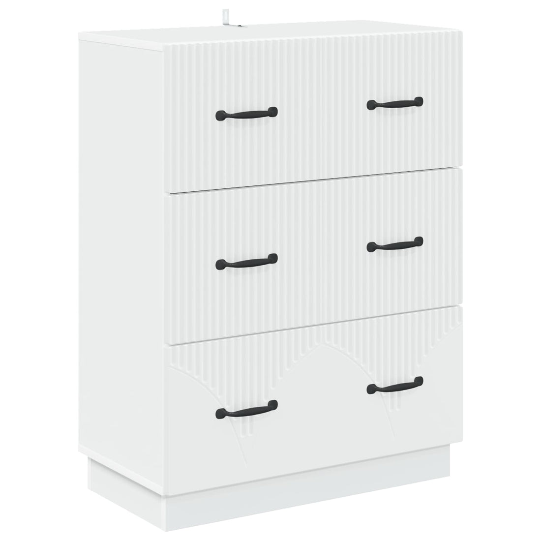 Ladenkast Wit 66 x 34,5 x 87 cm Bewerkt hout