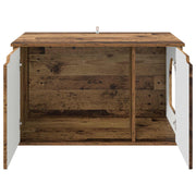 Kattenhuis oud hout-look 85 x 55 x 50,5 cm Bewerkt hout