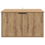 Kattenhuis Ambachtelijk eiken 85 x 55 x 50,5 cm Bewerkt hout