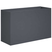Plantenbak 2 st Antraciet 80 x 40 x 50 cm Koudgewalst staal