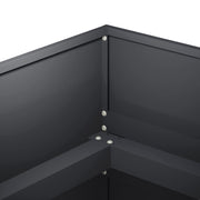 Plantenbak Antraciet 200 x 80 x 60 cm Koudgewalst staal