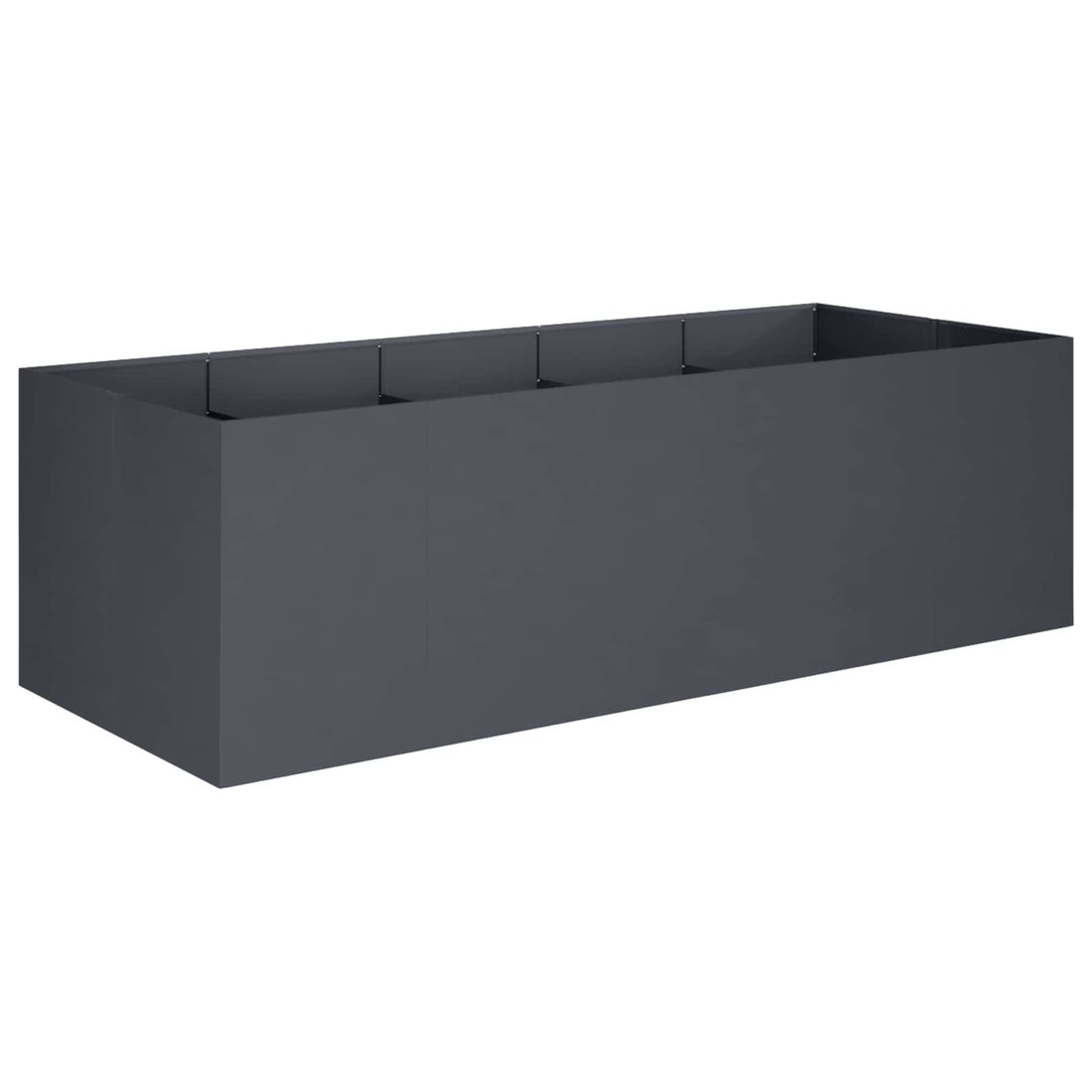 Plantenbak Antraciet 200 x 80 x 60 cm Koudgewalst staal