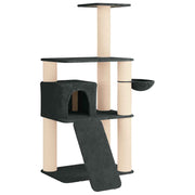 Kattenboom met sisal krabpalen Donkergrijs 173 cm