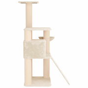 Kattenboom met sisal krabpalen Crèmekleurig 173 cm