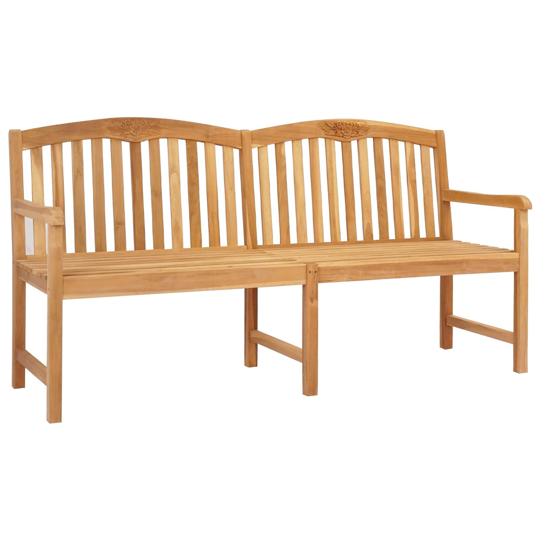 Handgemaakte Rozenbank 150 x 60 x 90 cm Massief Teakhout