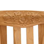Handgemaakte Rozenbank 179,5 x 61 x 90 cm Massief Teakhout