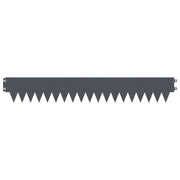Gazonrand 50 st 103 x 15 cm Staal Antraciet